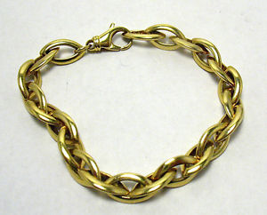【送料無料】ブレスレット アクセサリ— gold sterlingchain bracelet8long 27gramsgold sterling silver chain bracelet 8 long 27 grams|hokushin
