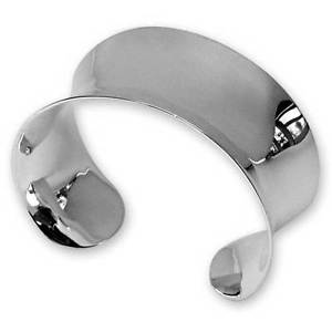 【送料無料】ブレスレット アクセサリ— カフsterling silver concave cuff|hokushin