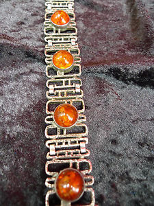 【送料無料】ブレスレット アクセサリ— ___835____502グラム_sublime, old bracelet ___ 835 silver __ amber __ 50, 2 gram _|hokushin