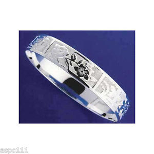 【送料無料】ブレスレット　アクセサリ―　plata de925 hawai pulseraフロールborde18mmplata de ley 925 hawi pulsera flor tropical borde suave 18mm