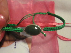 【送料無料】ブレスレット　アクセサリ―　アベンチュリンガラスストーンブレスレットgoldtonelisabridgeコードlisa bridge adjustable green cord with a aventurine stone bracelet goldtone ends