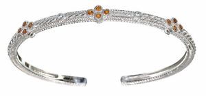 【送料無料】ブレスレット　アクセサリ&mdash;　マデイラサイズミディアム714lブレスレットジュディスripkaスターリングjudith ripka sterling silver with madeira citrine size medium 714l bracelet｜hokushin