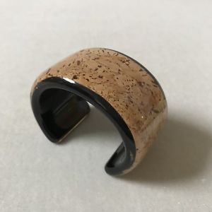 【送料無料】ブレスレット　アクセサリ&mdash;　vintage angela caputi marbleized resin cuff bracelet woriginal pouchvintage angela caputi marbleized resin cuff bracelet w｜hokushin