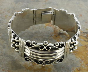 【送料無料】ブレスレット　アクセサリ―　メンズレディーススターリングシルバーファッションブレスレットmens or ladies sterling silver fashion bracelet