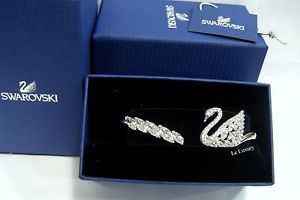 【送料無料】ブレスレット　アクセサリ―　スワロフスキースワン swarovski swan lake, l 5258397