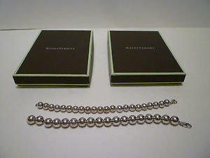【送料無料】ブレスレット　アクセサリ&mdash;　ロスシモンズスターリングシルバーボールビーズブレスレットセットnib ross simons set of 2 sterling silver 925 ball bead bracelets in 8mm amp; 10mm｜hokushin