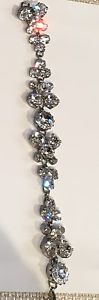 【送料無料】ブレスレット アクセサリ— クリスタルラインブレスレットクリスタルクリアsorrelli well rounded crystal line bracelet bdh24ascry crystal clear|hokushin
