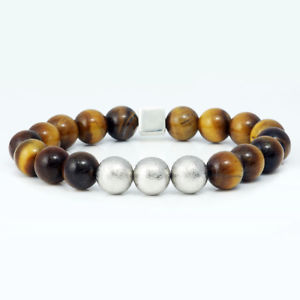 【送料無料】ブレスレット　アクセサリ―　ラウンドビーズトリニティブレスレットイエロータイガーアイmeteorite 10mm round beaded alchemy trinity bracelet bd006 yellow tigers eye