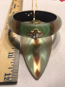 【送料無料】ブレスレット アクセサリ— ヒンジブレスレットalexis bittar lucite hinged bracelet and pedent|hokushin
