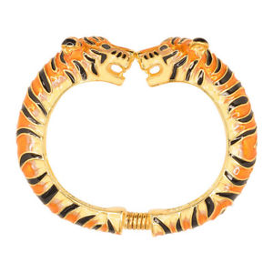 【送料無料】ブレスレット アクセサリ— ケネスジェイレーンエナメルタントラブレスレットkenneth jay lane kjl 22kt goldplated enamel tan tiger bracelet|hokushin