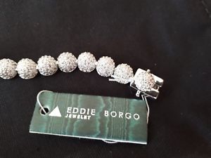 【送料無料】ブレスレット アクセサリ— エディボルゴドームブレスレットシルバーeddie borgo pave dome bracelet silver|hokushin