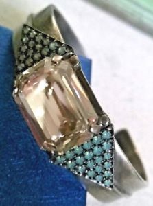【送料無料】ブレスレット　アクセサリ―　シルバーカフブレスレットsorrelli silver cuff bracelet