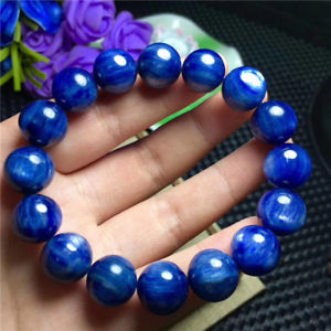 【送料無料】ブレスレット アクセサリ— カイアナイトストレッチブレスレットラウンドビーズaaaaa natural genuine blue kyanite stretch finish bracelet round beads 1213mm|hokushin