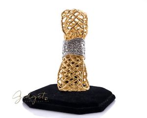 【送料無料】ブレスレット　アクセサリ―　ゴールドボウカフブレスレットクリスタルラインストーンalexis bittar pave gold bow cuff bracelet crystal rhinestone