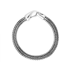 【送料無料】ブレスレット アクセサリ— スターリングシルバーブレスレットプレーンシルバーsterling silver bracelet with plain silver ab8024ss8|hokushin