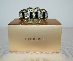 【送料無料】ブレスレット アクセサリ— ドルハイジダンスヒンジブレスレットジェットクリアクリスタル 170 heidi daus shall we dance hinge bracelet jet clear crystals|hokushin