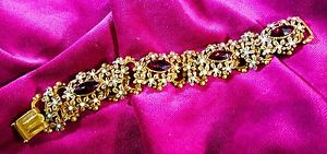 【送料無料】ブレスレット アクセサリ― アンティークヴィンテージビクトリアデザイナーリンクブレスレットold antique rare extremely high quality vintage victorian designer link bracelet