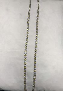 【送料無料】ブレスレット　アクセサリ―　テニスsliver tennis chain
