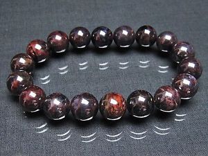 【送料無料】ブレスレット　アクセサリ&mdash;　ラウンドビーズブレスレット11mm rare 3a natural brown sugilite gemstone round beads bracelet gift bl5346｜hokushin 38,337円