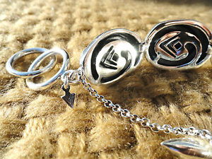 【送料無料】ブレスレット　アクセサリ―　ミントスターリングシルバースワールリンクブレスレットトグルmint silpada 925 sterling silver swirl arrowhead link toggle bracelet ~ b1867