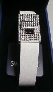 【貨物輸送無料】腕輪 付属品― スワロフスキーシルバークリスタルボックスブレスレットホワイトミントswarovski silver crystal jewelery empire bracelet white   mint インチ box  945230 ジュエリー・アクセサリー-ブレスレット