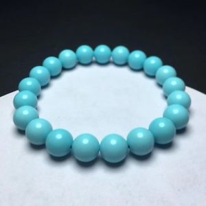 【送料無料】ブレスレット アクセサリ― ターコイズストレッチラウンドビーズブレスレットnatural turquoise stretch round beads bracelet aaaaa 10mm