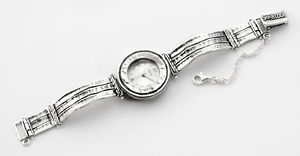 【送料無料】ブレスレット アクセサリ― イスラエルレディーススターリングシルバーブレスレットshablool israel didae handcrafted ladies sterling silver 925 bracelet watch