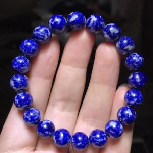 【送料無料】ブレスレット　アクセサリ―　ラウンドビーズブレスレット8mm aaa natural crystal blue and white porcelain woman round beads bracelet