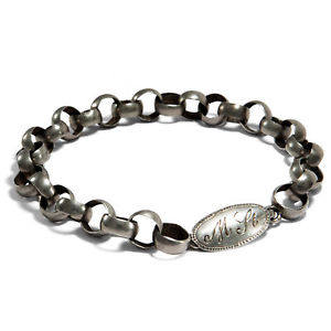 【送料無料】ブレスレット アクセサリ— エンドウパターンアンティークシルバーブレスレットbiedermeier um 1840 antique silver bracelet in the pattern of peasen|hokushin
