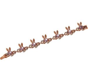 【送料無料】ブレスレット　アクセサリ―　ロンドンライラックゴールドトーンバニーブレスレットmawi london lilac amp; gold tone bunny love bracelet