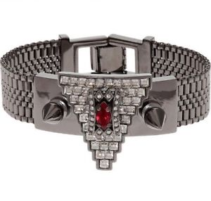 【貨物輸送無料】腕輪 付属品― mawi london腕輪390mawi london hematite plated  studded bracelet 390 男女兼用アクセサリー-ブレスレット-ジュエリー・アクセサリー