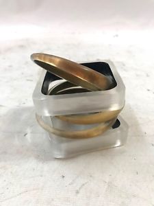 【送料無料】ブレスレット　アクセサリ―　rare alexis bittarゴールド5ブレスレッツセット