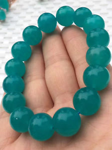 【送料無料】ブレスレット　アクセサリ―　132mmアマゾンアマゾナイトブレスレット132mm natural amazon stone amazonite crystal ball bead bracelet healing women