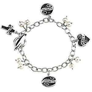 【送料無料】ブレスレット　アクセサリ―　スターリングライフタイムブレスレットsterling silver lifetime skills bracelet