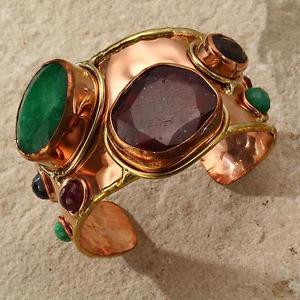 【送料無料】ブレスレット　アクセサリ―　タラサカフブレスレット tara mesa 12241ctw multigem copper cuff bracelet