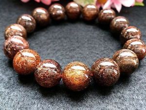 【貨物輸送無料】腕輪 佩び物― ブロンズゴールデンルチルラウンドブレスレット13粍 rare 5a natural bronze golden rutilated quartz round bracelet gift bl7840