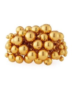 【貨物輸送無料】腕輪 付属物― オスカーデラレンタビーズカフスブレスレットoscar de la renta bold beaded cuff bracelet