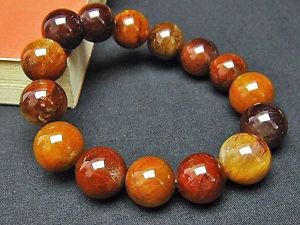 【貨物輸送無料】腕輪 佩び物― ブロンズゴールデンルチルラウンドブレスレット155粍 rare 5a natural bronze golden rutilated quartz round bracelet gift bl584