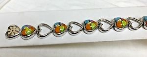 【送料無料】ブレスレット　アクセサリ&mdash;　925 millefiori bracelet by alan k from italy925 silver millefiori bracelet by alan k from italy｜hokushin
