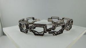 【貨物輸送無料】腕輪 佩び物― ブレスレットビンテージアルジェントs35 designer relo bracelet vintage annes 70 moderniste argent 800