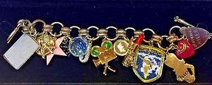 【貨物輸送無料】腕輪 付属物― ビンテージハリウッドブレスレットvintage juicy couture hollywood charm prefixed bracelet vhtf