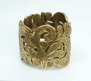 【貨物輸送無料】腕輪 付属物― メタルレースブレスレットoscar de la renta metal lace bracelet