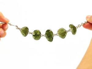 【送料無料】ブレスレット　アクセサリ&mdash;　moldavite bracelet silver925 363g1815ctagpend1103moldavite bracelet silver925 363g 1815ct agpend1103｜hokushin