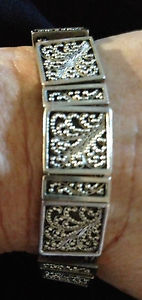 【貨物輸送無料】腕輪 佩び物― デザインズロイスヒルスターリング925腕輪lois hill sterling silver 925 bracelet with intricate granulation designs