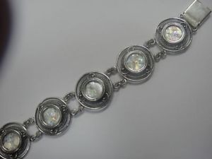 【送料無料】ブレスレット アクセサリ― リンク925スターリングローマグラスブレスレット8beautiful round links 925 sterling silver ancient roman glass bracelet 8