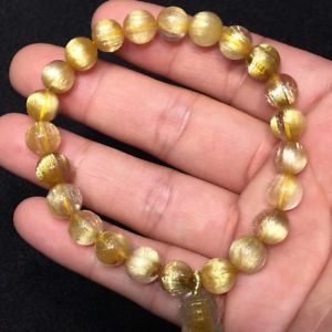 【貨物輸送無料】腕輪 佩び物― ゴールドルチルビードブレスレット listingnatural gold rutilated quartz crystal pi xiu bead wealth bracelet 15x9x7粍 aaaaa