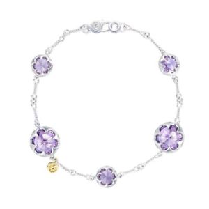 【貨物輸送無料】腕輪 付属物― アメジストブレスレットスターリングシルバーbrand  tacori 18k925 sb20201 sterling silver with amethyst bracelet