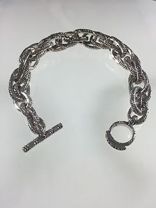 【貨物輸送無料】腕輪 付属物― スパイラルスターリングシルバーブレスレットcharitan infinity helix sterling silver bracelet