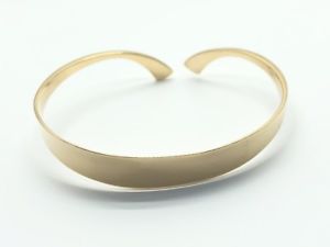 【貨物輸送無料】腕輪 付属物― カフブレスレットｋ黄色ゴールドgold cuff bracelet 14k yellow gold 163g cmp004390