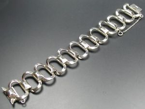 【貨物輸送無料】腕輪 付属物― スターリングシルバービンテージブレスレットtheodor fahrner rare sterling silver 925 vintage bracelet approx 1960